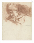 Sleeping man with hat (self portrait?) by Willem van Leen