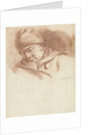 Sleeping man with hat (self portrait?) by Willem van Leen