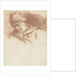 Sleeping man with hat (self portrait?) by Willem van Leen