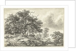Wooded Landscape with large tree by Jacob Isaacksz. van Ruisdael