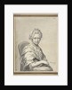 Portrait of a Young Woman with a dog by Franciscus Xaverius Xavery