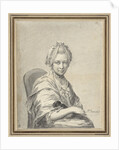 Portrait of a Young Woman with a dog by Franciscus Xaverius Xavery