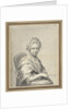 Portrait of a Young Woman with a dog by Franciscus Xaverius Xavery