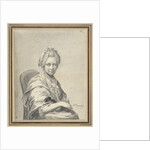Portrait of a Young Woman with a dog by Franciscus Xaverius Xavery