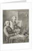Portrait of Jacob de Vos I and the painter Wybrand Hendricks by Wybrand Hendriks
