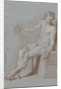 Sitting naked academy by Bernard Picart