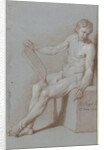 Sitting naked academy by Bernard Picart