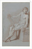 Sitting naked academy by Bernard Picart