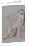 Sitting naked academy by Bernard Picart