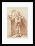 Standing male nude by Johannes Ziesenis