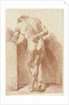 Standing male nude by Johannes Ziesenis
