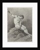 Seated male nude by Pièrre Recco