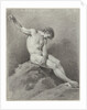 Seated male nude by Pièrre Recco