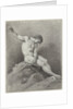 Seated male nude by Pièrre Recco
