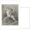Seated male nude by Pièrre Recco