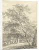Mother and child sitting under trees by Egbert van Drielst