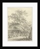 Mother and child sitting under trees by Egbert van Drielst