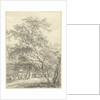 Mother and child sitting under trees by Egbert van Drielst