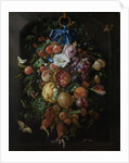 Festoon of Fruit and Flowers by Anonymous