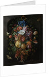 Festoon of Fruit and Flowers by Anonymous