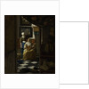 The Love Letter by Johannes Vermeer