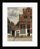 View of Houses in Delft The Netherlands by Johannes Vermeer