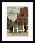 View of Houses in Delft The Netherlands by Johannes Vermeer