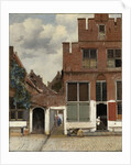 View of Houses in Delft The Netherlands by Johannes Vermeer