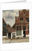 View of Houses in Delft The Netherlands by Johannes Vermeer