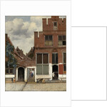 View of Houses in Delft The Netherlands by Johannes Vermeer