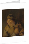 The merry peasant by Adriaen van Ostade