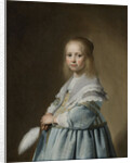 Portrait of a Girl Dressed in Blue by Johannes Cornelisz. Verspronck