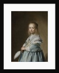 Portrait of a Girl Dressed in Blue by Johannes Cornelisz. Verspronck