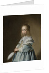 Portrait of a Girl Dressed in Blue by Johannes Cornelisz. Verspronck
