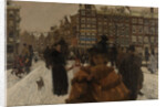 The Singel Bridge at the Palace in Amsterdam by George Hendrik Breitner