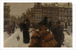 The Singel Bridge at the Palace in Amsterdam by George Hendrik Breitner