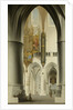 Interior of the Church of St Bavo in Haarlem The Netherlands by Pieter Jansz. Saenredam