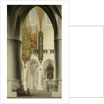 Interior of the Church of St Bavo in Haarlem The Netherlands by Pieter Jansz. Saenredam