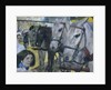 Tram Horses on Dam Square in Amsterdam by George Hendrik Breitner