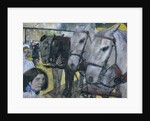 Tram Horses on Dam Square in Amsterdam by George Hendrik Breitner