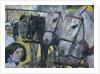 Tram Horses on Dam Square in Amsterdam by George Hendrik Breitner