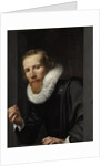Portrait of a Goldsmith by Werner van den Valckert