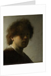 Self-portrait by Rembrandt Harmensz. van Rijn