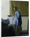 Woman Reading a Letter by Johannes Vermeer