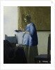 Woman Reading a Letter by Johannes Vermeer