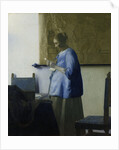 Woman Reading a Letter by Johannes Vermeer