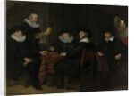 The governors of the Kloveniersdoelen Amsterdam by Govert Flinck