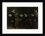 The governors of the Kloveniersdoelen Amsterdam by Govert Flinck