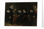 The governors of the Kloveniersdoelen Amsterdam by Govert Flinck