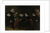 The governors of the Kloveniersdoelen Amsterdam by Govert Flinck